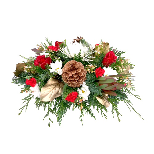 Premium Centerpiece w/ Cinnamon scented Pinecones
